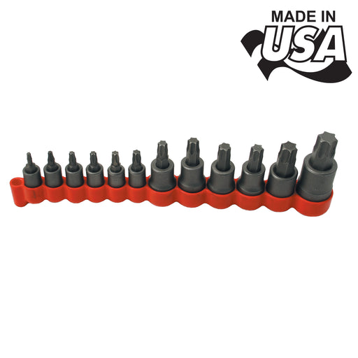 9630 - 12 Pc. Torx® Bit Socket Set Made in USA