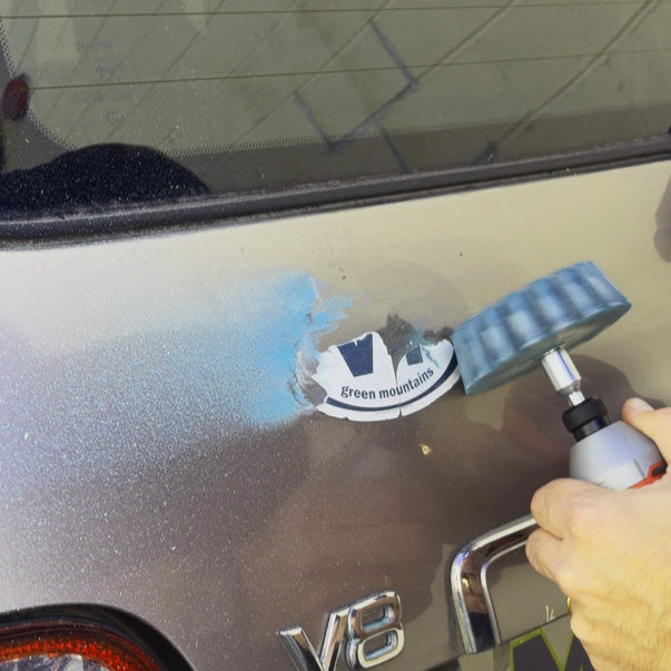 Remove Adhesive, Decals, and Wheel Weight Residue with Precision