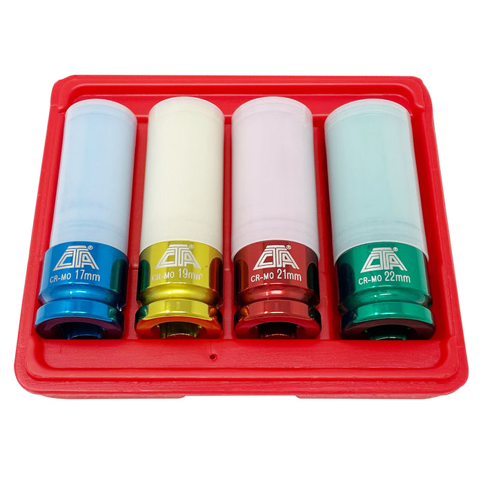 1014 - 4 Pc. Thin-Wall Metric Socket Set