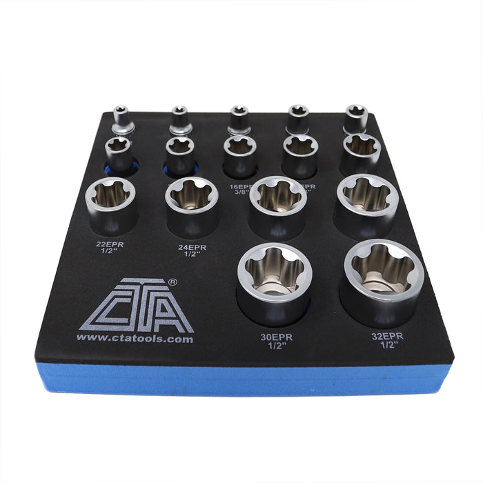 1220 - 16 Pc. 5 Pt. EPR Torx Socket Set