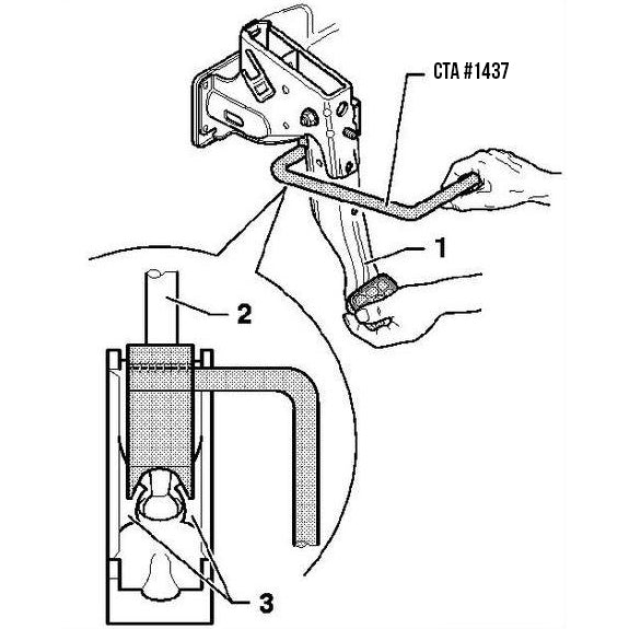 1437 - VW/Audi Brake Servo Release Tool