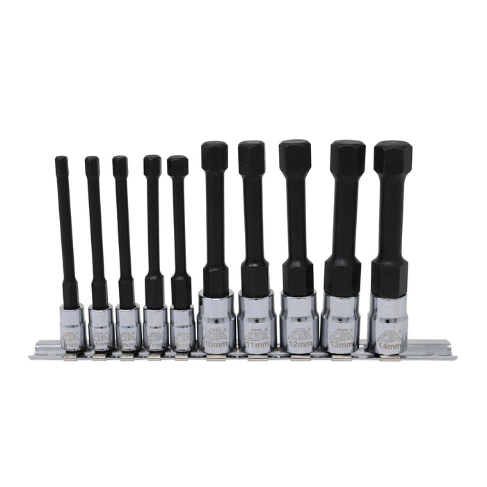 2244 - Metric Hex Socket Bit Set w/ Reduced Shank