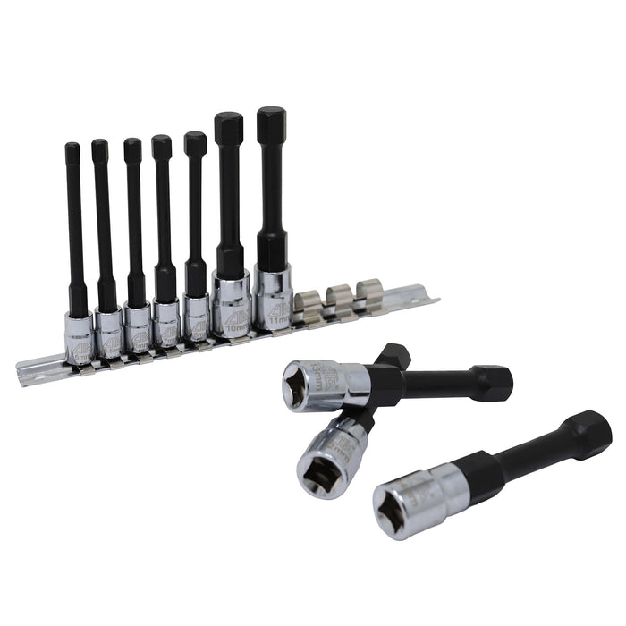 2244 - Metric Hex Socket Bit Set w/ Reduced Shank