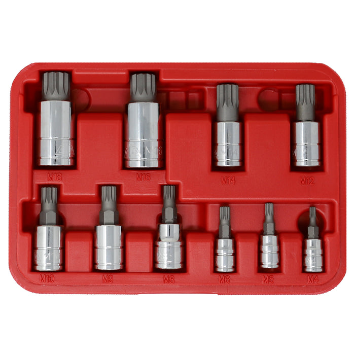 3038 - 10 Pc. XZN Socket Set