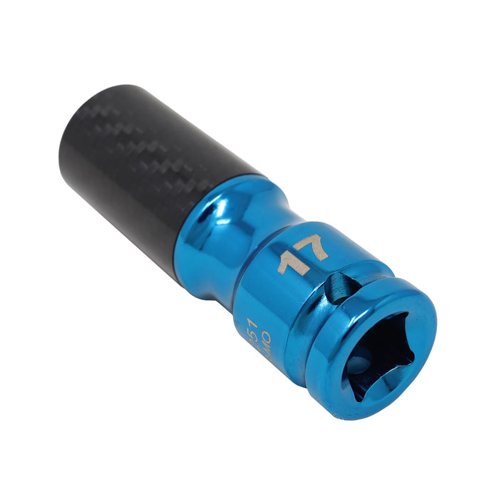 4251 - 17mm Metric Lug Socket with Carbon Fiber Sleeve