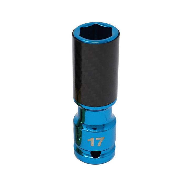 4251 - 17mm Metric Lug Socket with Carbon Fiber Sleeve