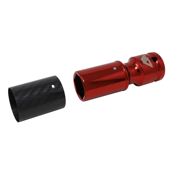 4253 - 21mm Metric Lug Socket with Carbon Fiber Sleeve