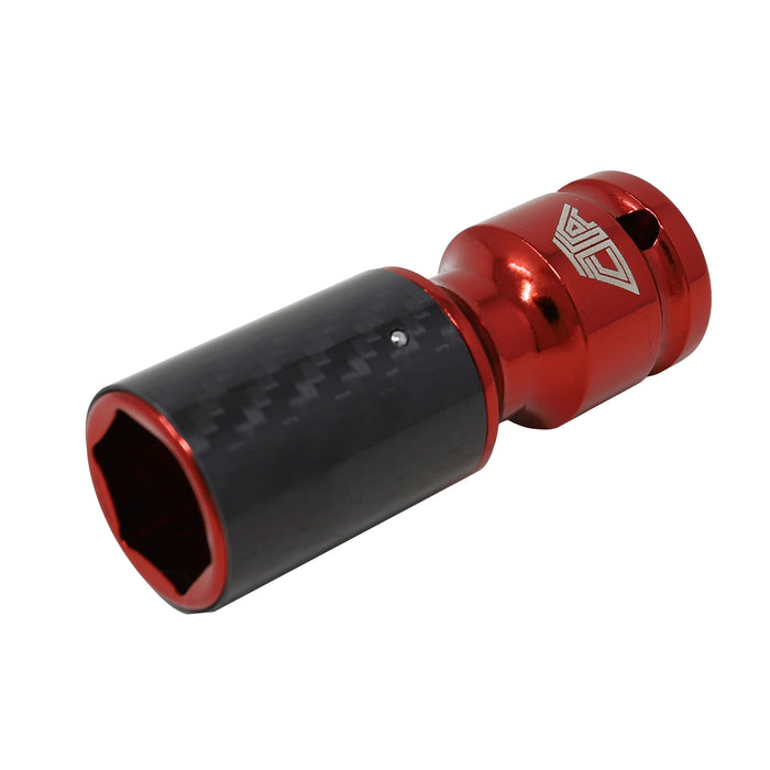 4253 - 21mm Metric Lug Socket with Carbon Fiber Sleeve