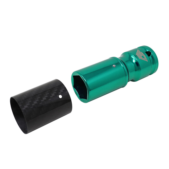 4254 - 22mm Metric Lug Socket with Carbon Fiber Sleeve