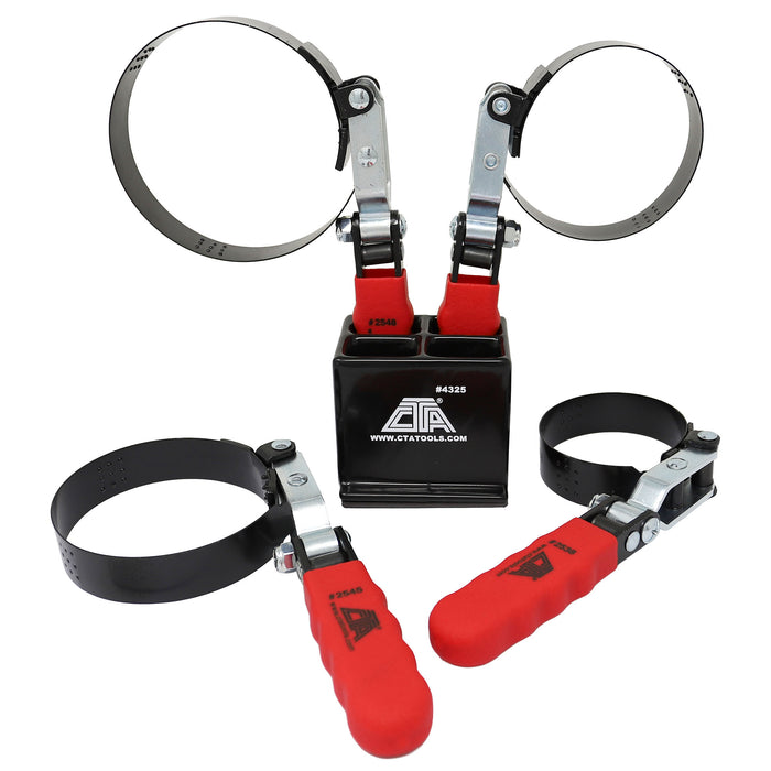 4325 - 4 Pc. Oil Filter Wrench w/ Stand