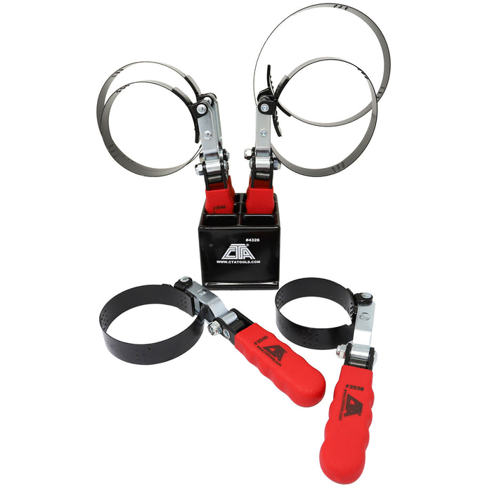 4326 - 6pc. Oil Filter Wrench Kit w/ Magnetic Stand