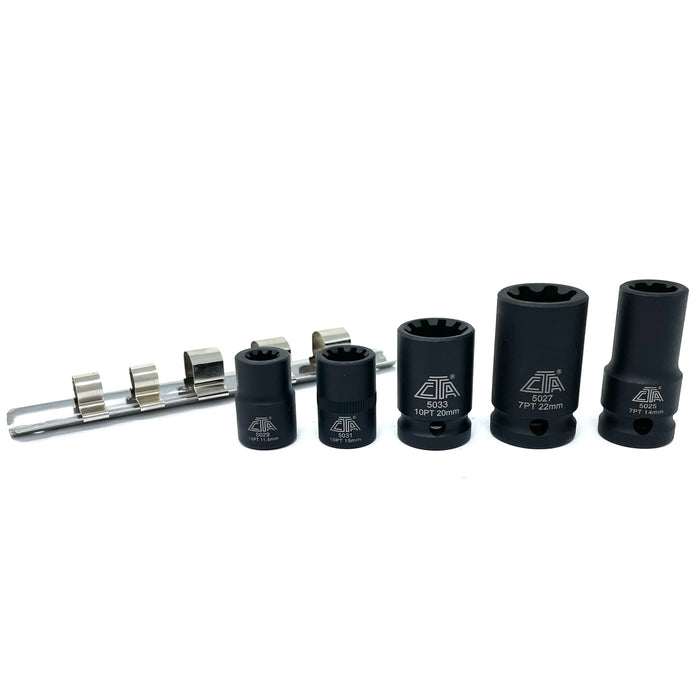 5035 - 5 Pc. VAG Brake Caliper Socket Set