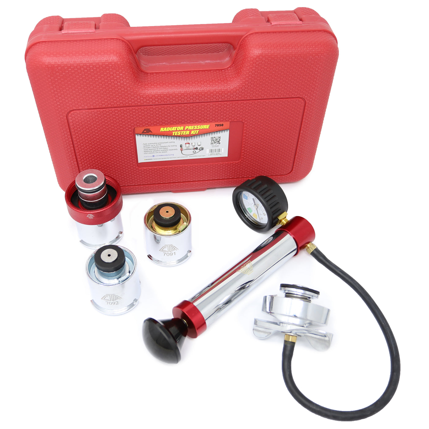 7050 Radiator Pressure Tester Kit — CTA Manufacturing