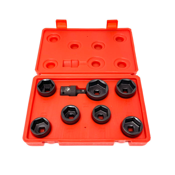7440 - 8 Pc. Extra-Low-Profile Oil Filter Socket Set