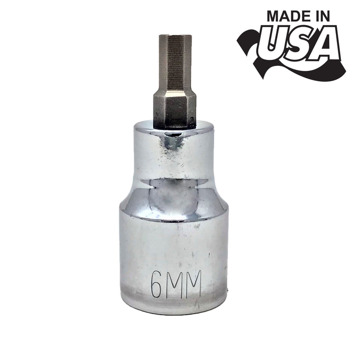 7897 - Metric Hex Socket - 6mm Made in USA