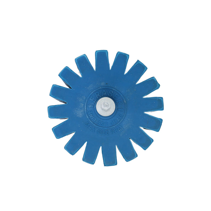 8063 - Conical Gear Eraser Wheel w/ Quick-Connect Arbor Adapter