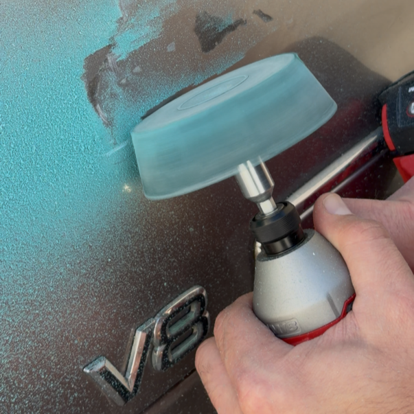 8063 - Conical Gear Eraser Wheel w/ Quick-Connect Arbor Adapter