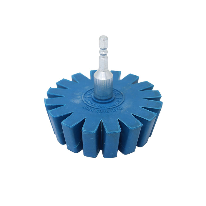 8063 - Conical Gear Eraser Wheel w/ Quick-Connect Arbor Adapter