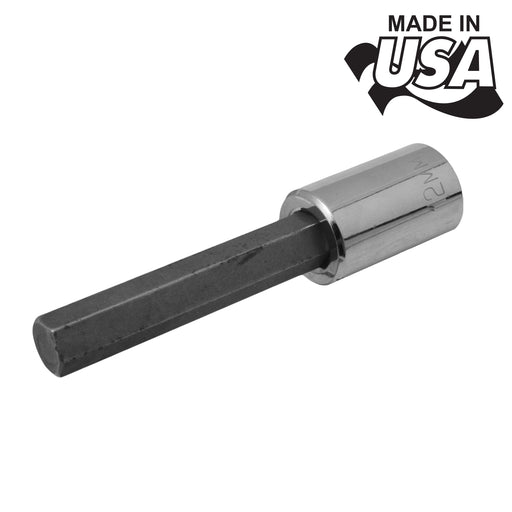 8550 - Metric Hex Socket Bit - 10mm x 4" Made in USA