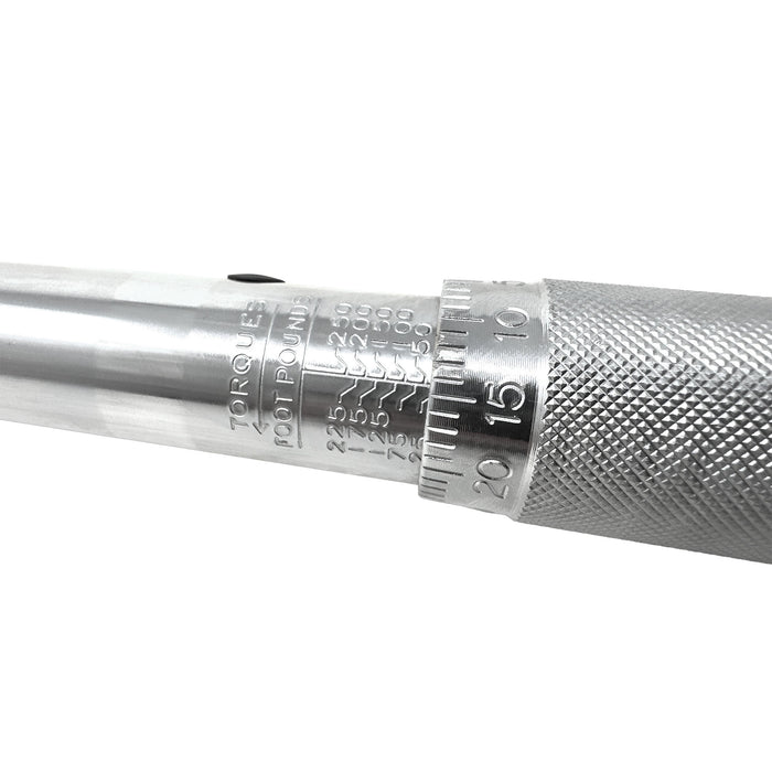 8910 - Micrometer 1/2" Drive Torque Wrench - 25 - 250 Ft. Lb.