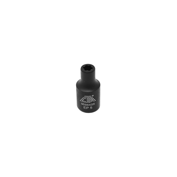 9598 - 10 Pc. Flat-Cut EP-"Star Plus" Socket Set