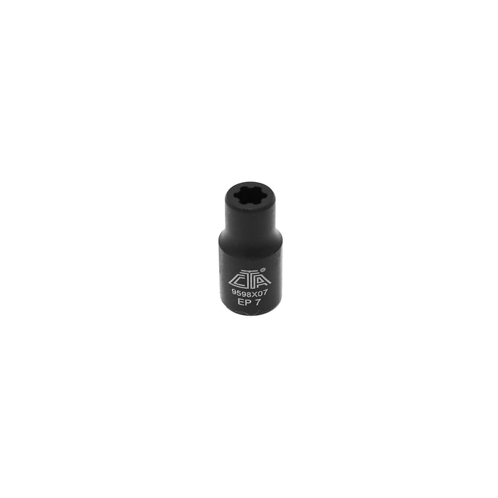 9598 - 10 Pc. Flat-Cut EP-"Star Plus" Socket Set