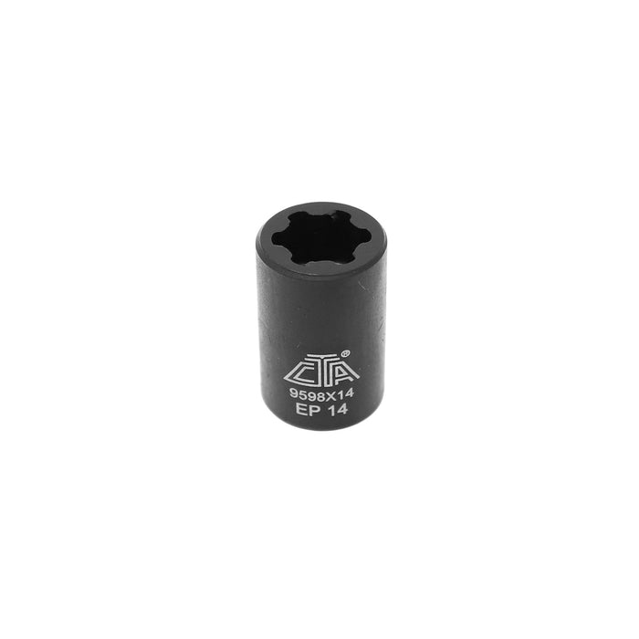 9598 - 10 Pc. Flat-Cut EP-"Star Plus" Socket Set