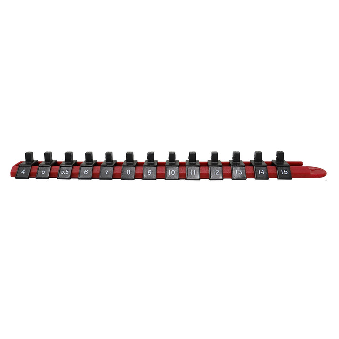 9725 - Socket Holder Rack - 1/4" Drive - Metric