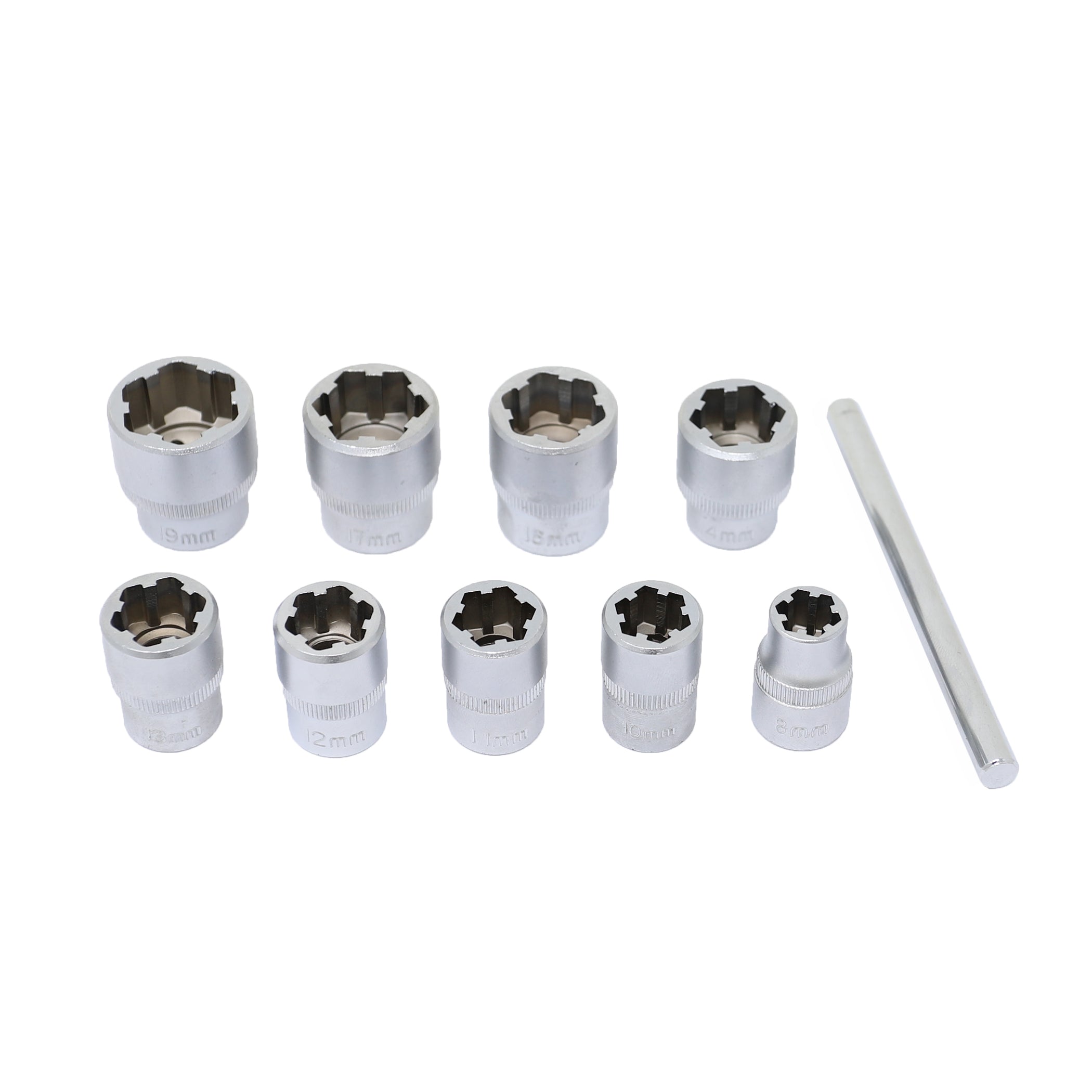 thumbnail image 2 of 10 Pc Screw Extractor Set M2 Steel 2 of 9