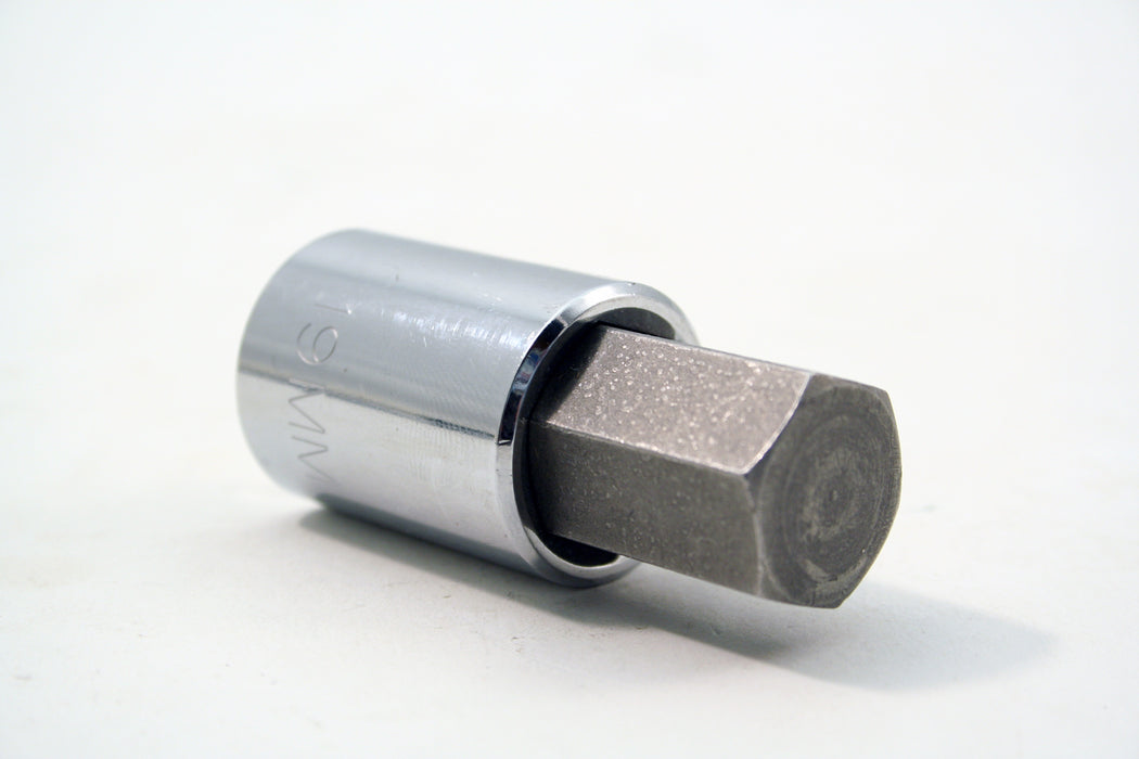 2058 - Metric Hex Drain Plug Socket - 19mm