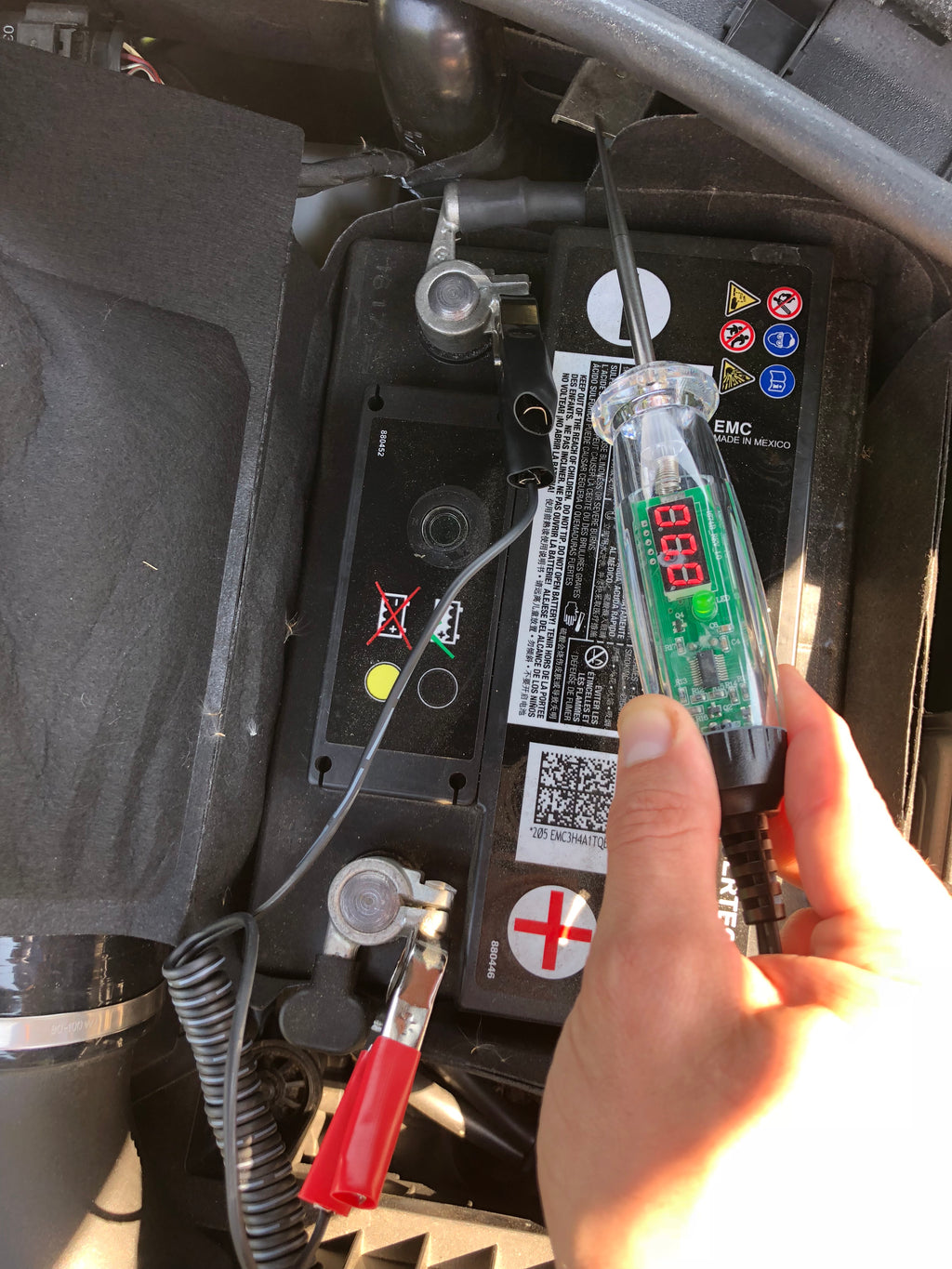 CTA Tools Digital Circuit Tester Kit - Voltage Tester For 6/12/48V Systems, 4-60V Range
