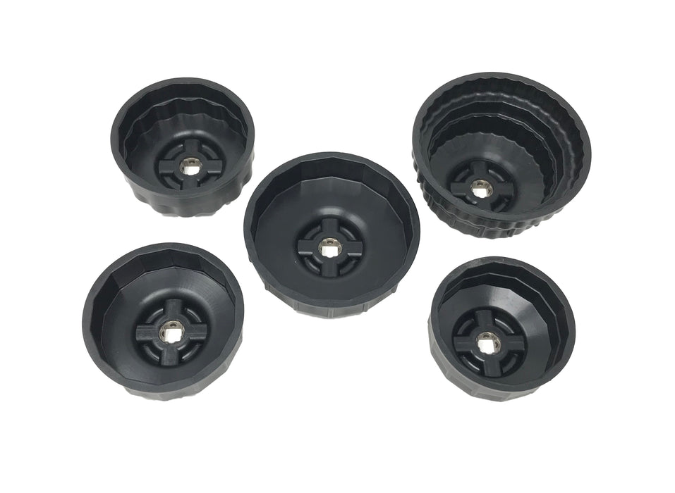 3865 - 5 Pc. Oil Filter Cup Wrench Set