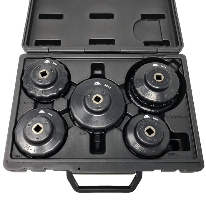 3865 - 5 Pc. Oil Filter Cup Wrench Set