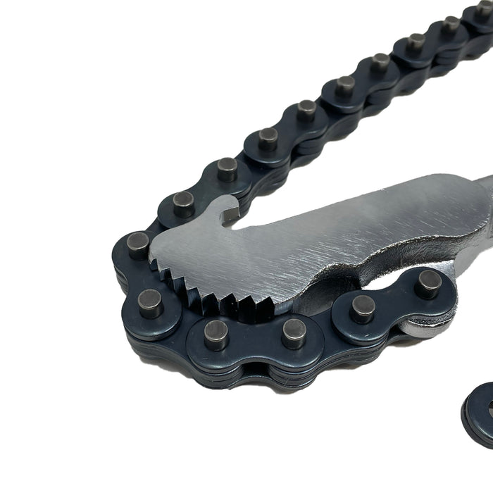 Chain & Strap Wrench: 11-3/4 Max Pipe, 48 Chain Length