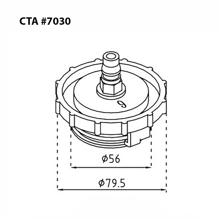 7030 - Master Cylinder Adapter - Honda/Acura