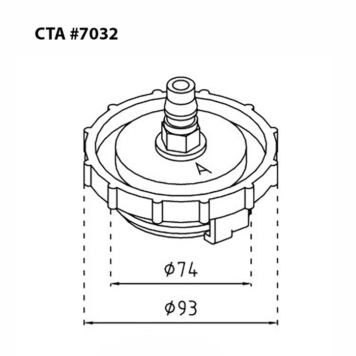 7032 - Master Cylinder Adapter - Honda