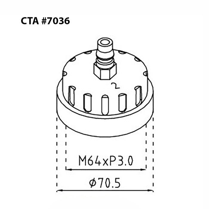 7036 - Master Cylinder Adapter - Daihatsu