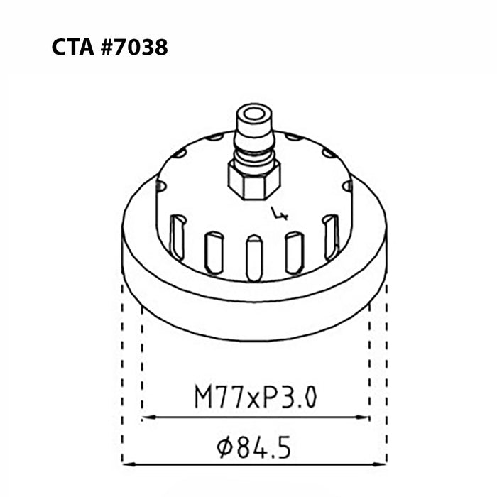 7038 - Master Cylinder Adapter - Nissan