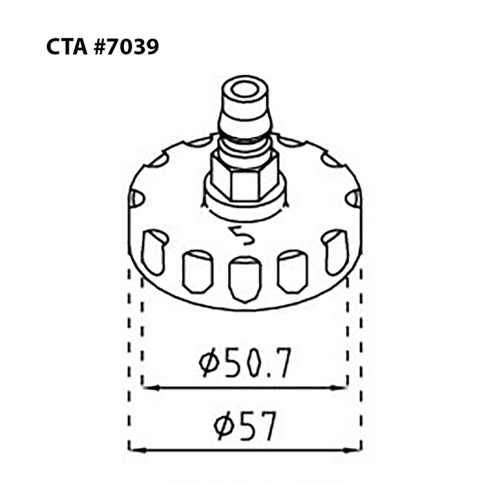 7039 - Master Cylinder Adapter