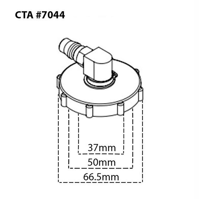 7044 - Master Cylinder Adapter - Ford / GM / Nissan / Mazda