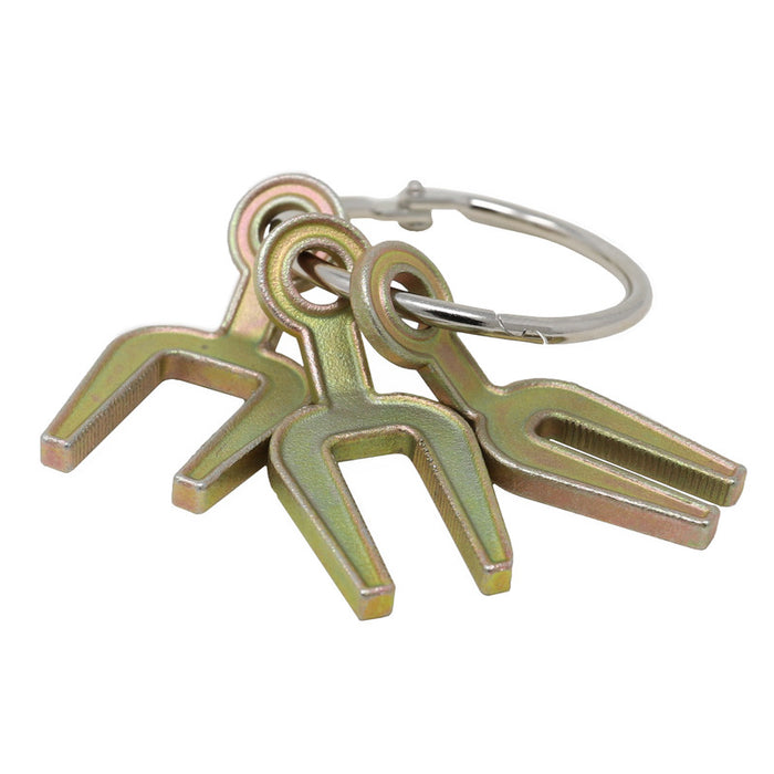 7396 - 3 Pc. Spring-Band Clamp Locking Pin Set