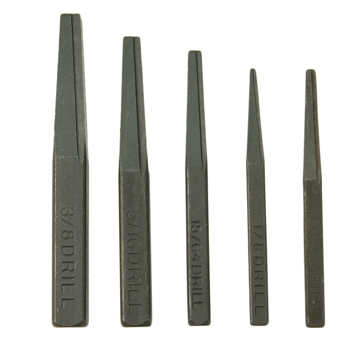 9030 - 5 Pc. Fluted Screw Extractor Set