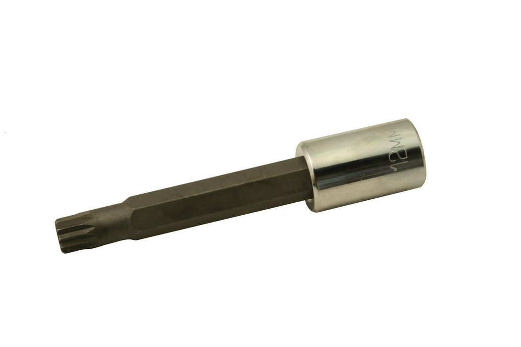 Extra Long XZN Triple Square Spline Bit Socket Set, Steel