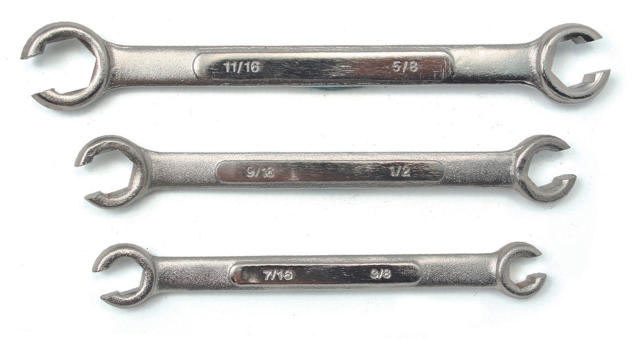 A850 - 3 Pc. SAE Flare Nut Wrench Set